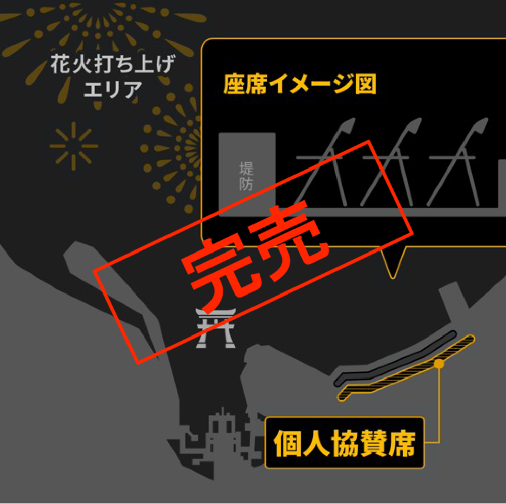 桟敷完売画像